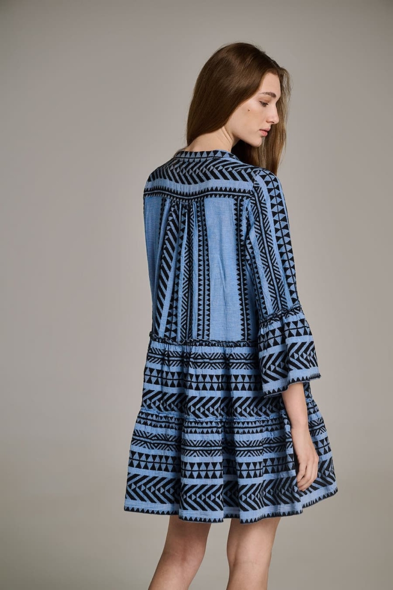 devotion twins ella short dress black/blue