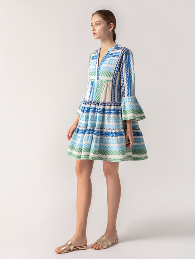 Devotion Ella Dress Aegean Sea Short