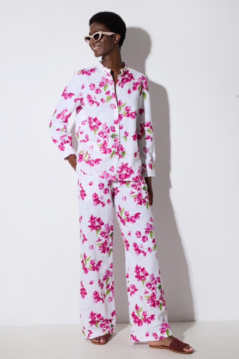 Yiorgos Koulasidis Bougainvillea Wide-Leg Trousers