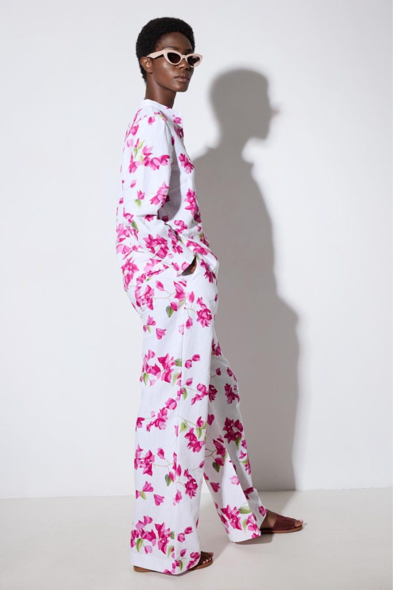 Bougainvillea Fuchsia Pants by Yiorgos Koulasidis