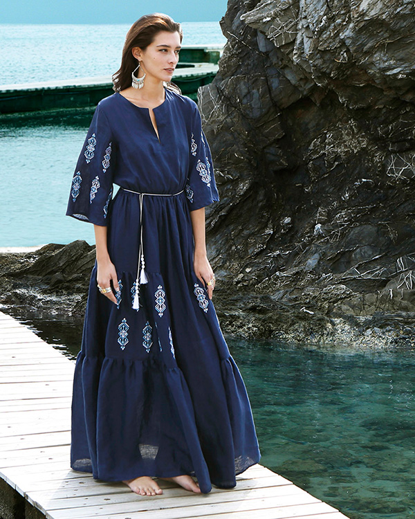 Amaryllis Coralline dress