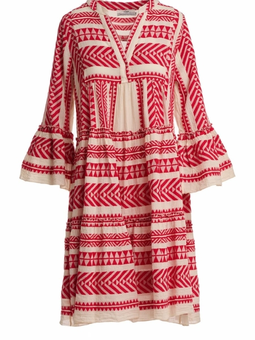 Devotion Twins Ella  Dress Red  Midi