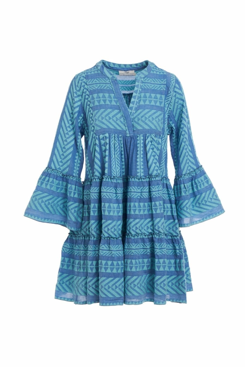 Devotion Twins Ella Short Dress B. Blue