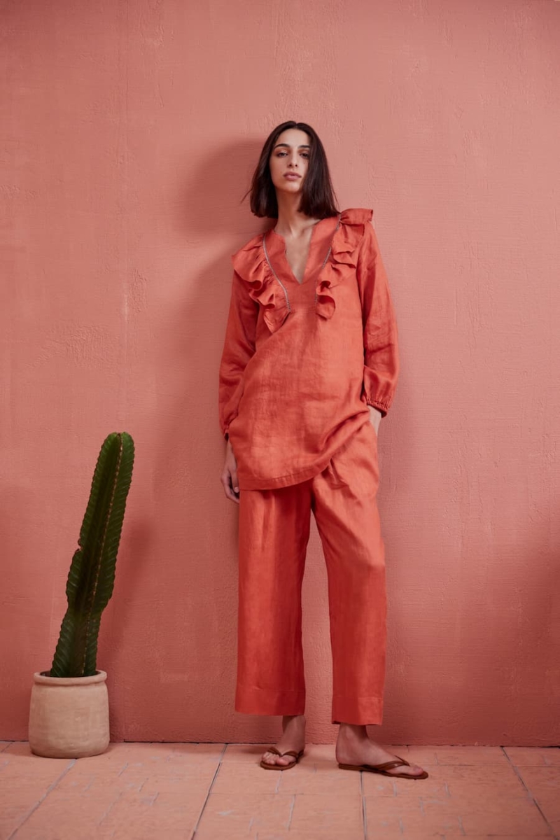 Devotion Twins Linen Pants Dellos