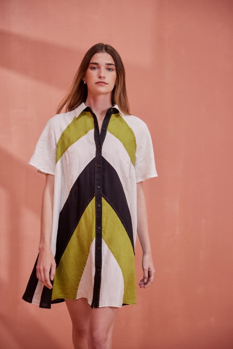 Devotion Twins Linen short dress Solana