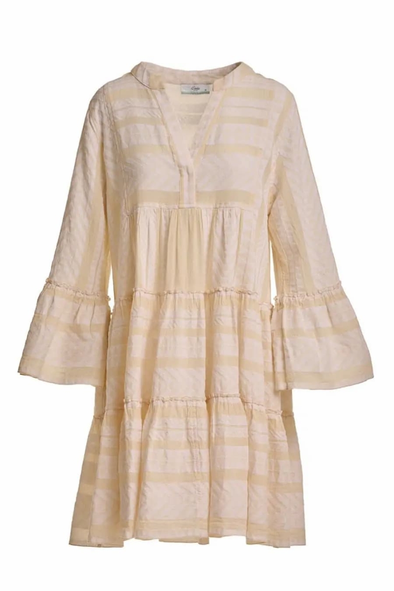 Devotion Twins Ella Dress Short Ecru