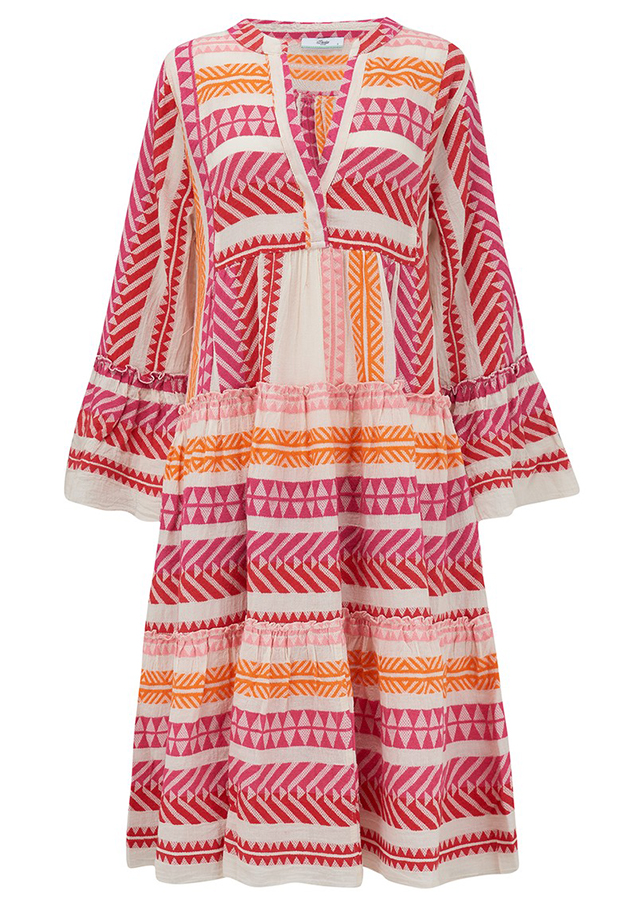 Devotion Twins Ella Dress Fushia Midi