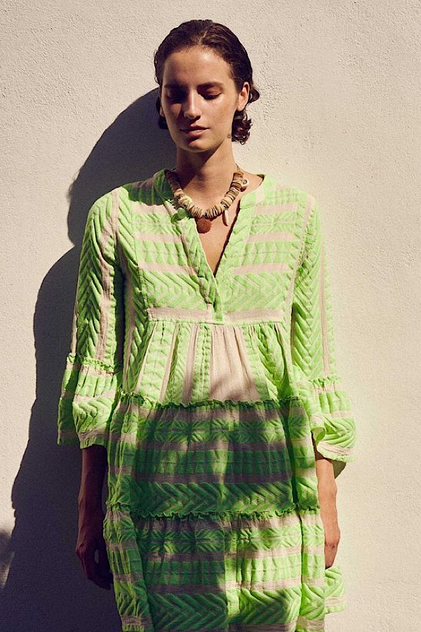 Devotion Twins Ella Kleid New Lime Midi