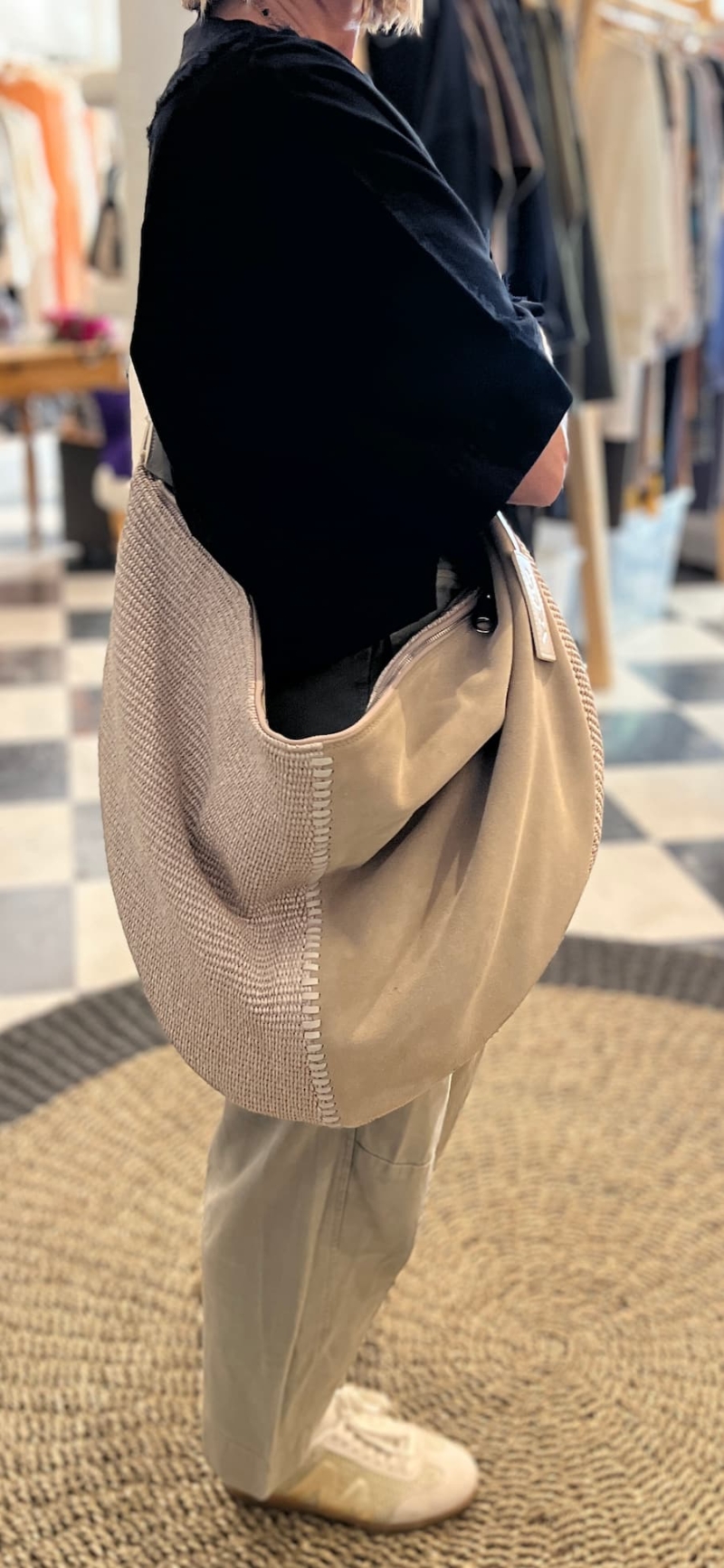 Orra Bag Beatrice Beige Suede