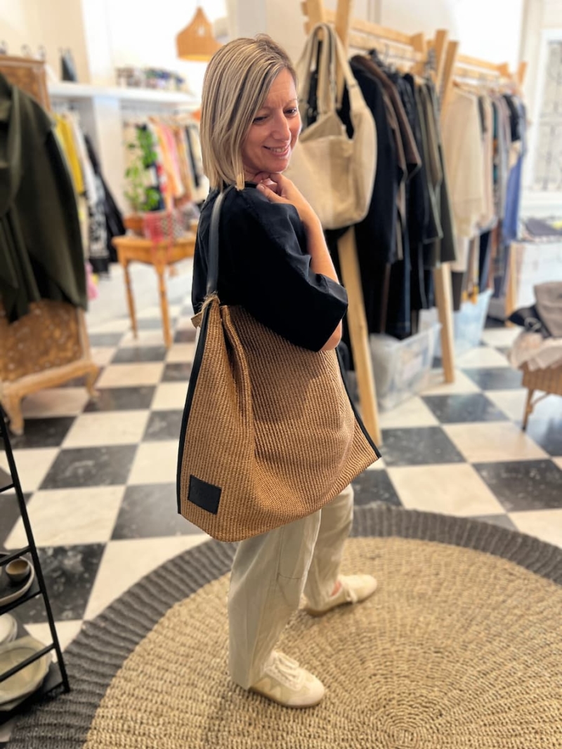 Orra Anaplasis Raffia Bag