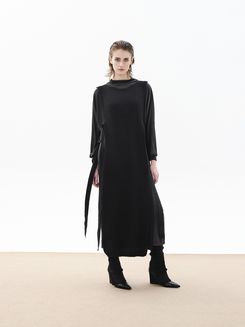 Ioanna Kourbela Long Gilet Tactility