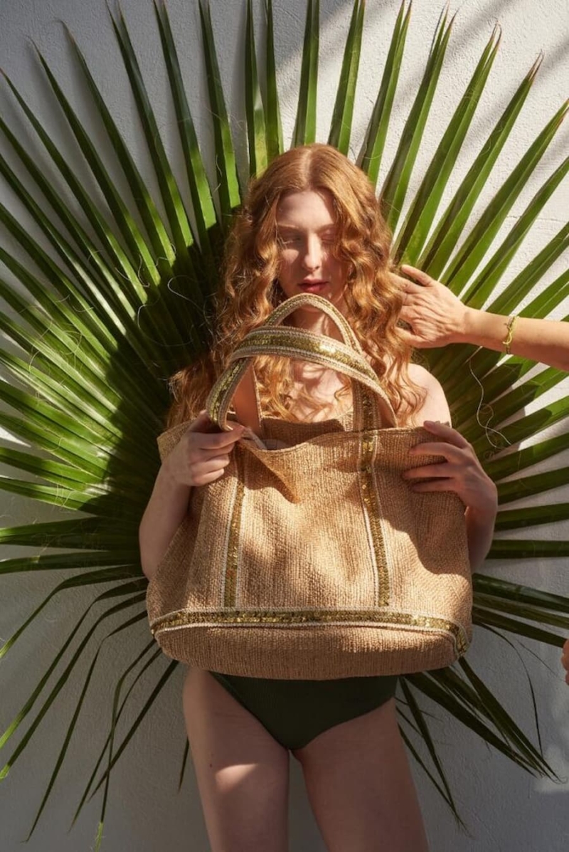 Nothing Shop Fizzy Bag Gold Beige