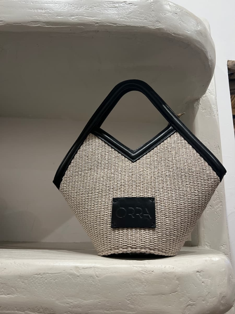 Orra bag Amalia rafia beige