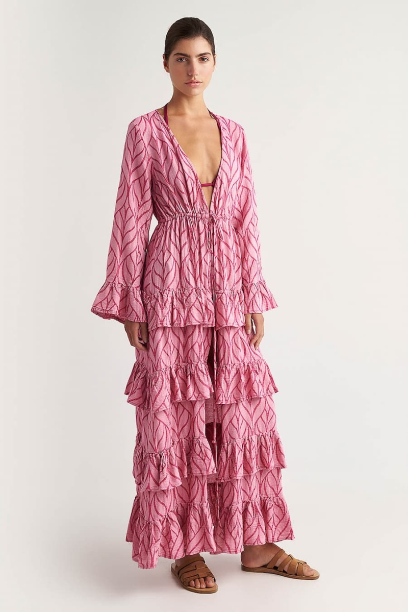 Pearl and caviar Ericousa kimono