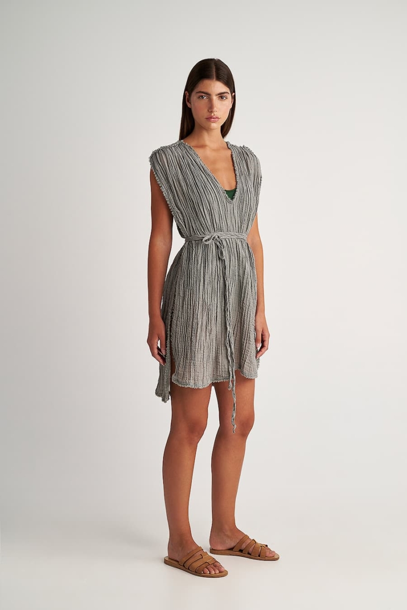 Pearl and Caviar Poncho Anafi