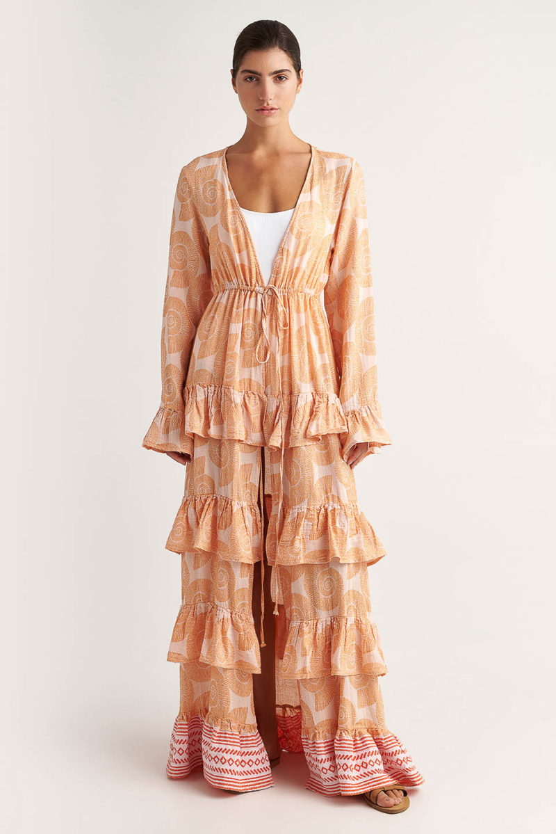 Pearl And Caviar kimono dress kochyli