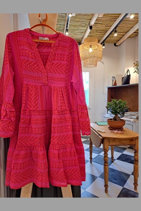 Devotion Twins Red Fushia Midi