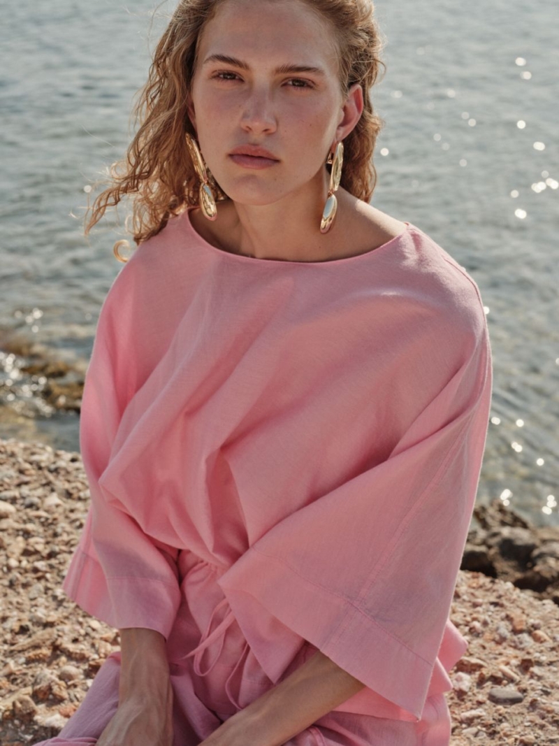 devotion twins blouse indigo