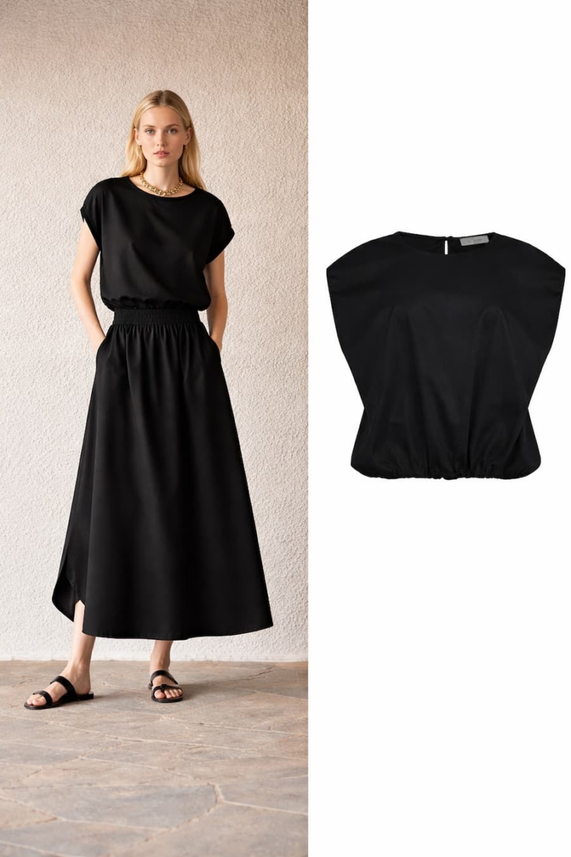 devotion twins elan crop blouse