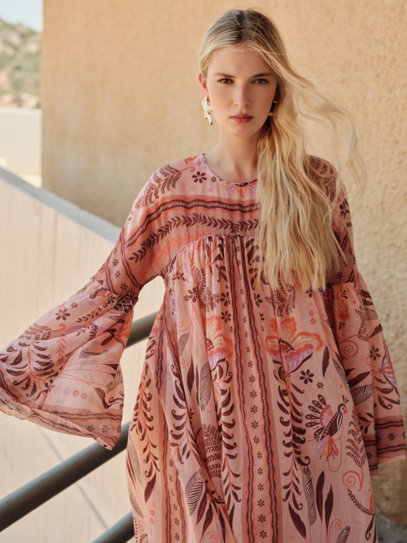 devotion twins orania silk maxi dress