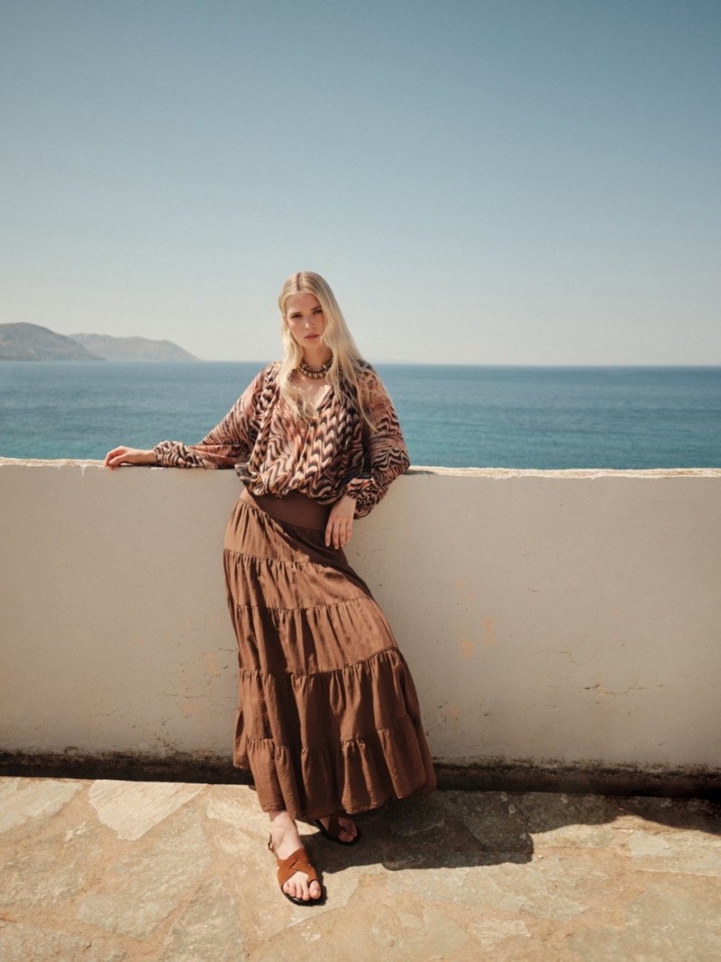 devotion twins sage voile skirt