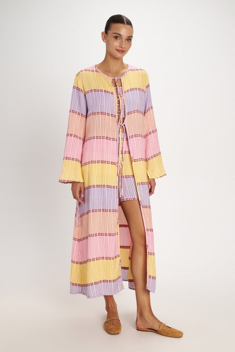 pearl & caviar zakar kimono leros