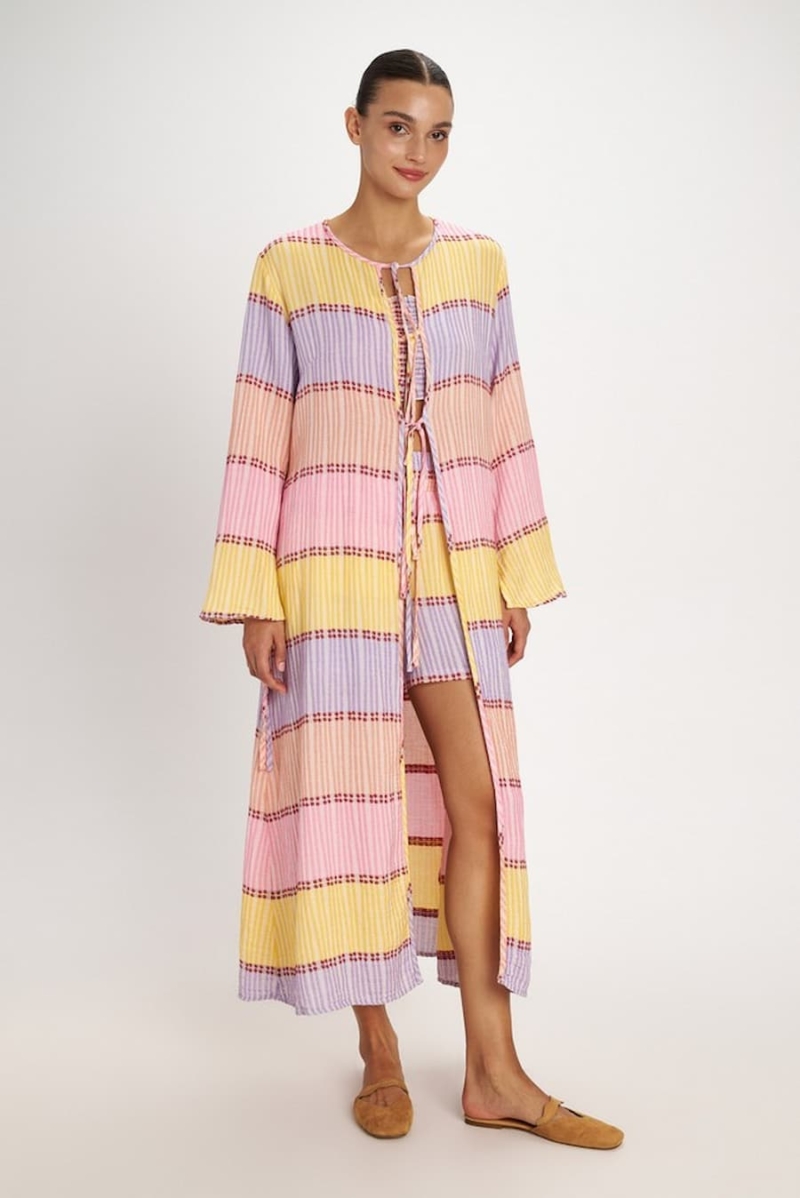 pearl & caviar zakar kimono leros