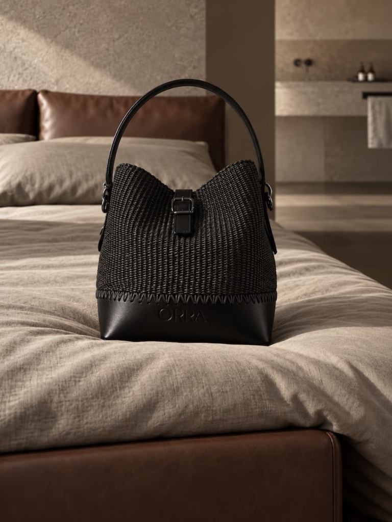 orra bag charm black
