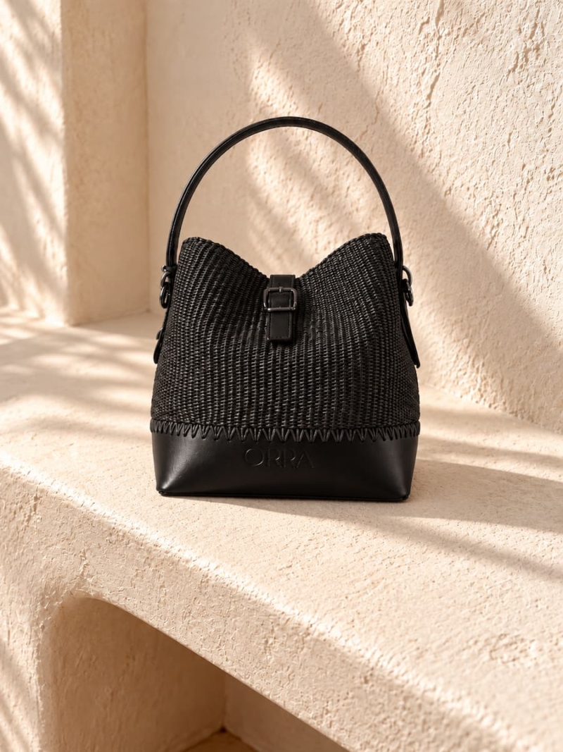 orra bag charm black